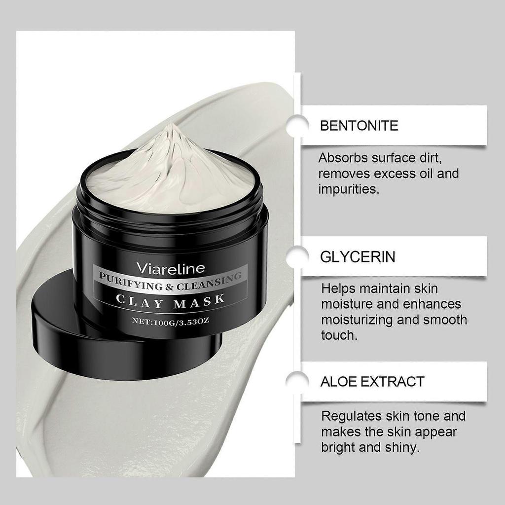 Deep Care Cleansing Mask Hydrates, Brightens, Refines Pores, And Provides Skin Moisture And Luster Care less