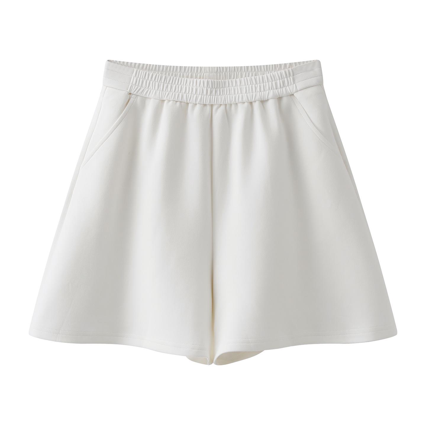 Off-Shoulder Hoodie & Casual Shorts Set for Spring 2026, Women s Two-Piece Y0220310011 Small