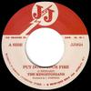 7inch Record KINGSTONIANS  Put Down Your Fire JJ3824 JJ Records 2011 UK Reggae Ska  Dub Used