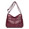 Umhängetasche für Damen Mode Neue Damenhandtasche Weiche Lederstruktur Große Kapazität Schultertasche für Frauen mittleren Alters