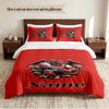 St George Illawarra Dragons Personalized Custom Name 3‑Piece Bedding Set Soft Duvet Cover Set For Bedroom Home Decor