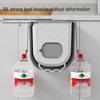 Foldable Wall-Mounted Hanging Trash Can for Kitchen & Bathroom - Easy-to-Clean, High-Quality Plastic Bin