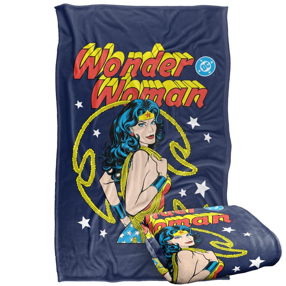Wonder Woman Golden Lasso Cover Blanket