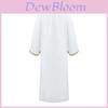 Good Omens Aziraphale Costume With Clergy Robe For Halloween Cosplay And Stage Performance