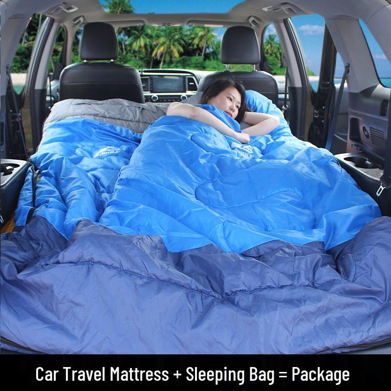 SUV Car Travel Inflatable Mattress & Sleeping Bag Combo