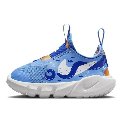 Flex Runner 2 Lil TD Octopus Baby Sneakers Blue University-Blue Vivid-Orange DX2516-400