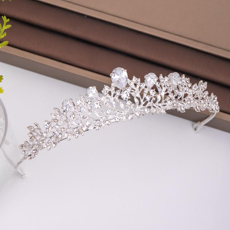Crown Tiaras Crowns and Wedding Bridal Pageant Birthday Kids Crystal Bride Gold Woman Tiara