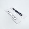 3D Letters Numbers Emblem for Cadillac XT4 XT5 XT6 XTS AWD Car Trunk Lid Nameplate Badge Logo Sticker Chrome Glossy Black