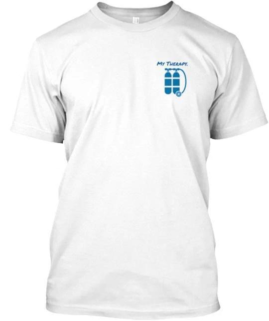 My Scuba Diving Therapy T-Shirt Made in the USA Size S to 5XL 2XL