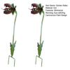 Metal Carnivorous Plant Garden Stake, 25 Inch Large Venus Flytrap Plant Sculpture, Outdoor Decorative Yard Art for Lawn Garden Patio Decor