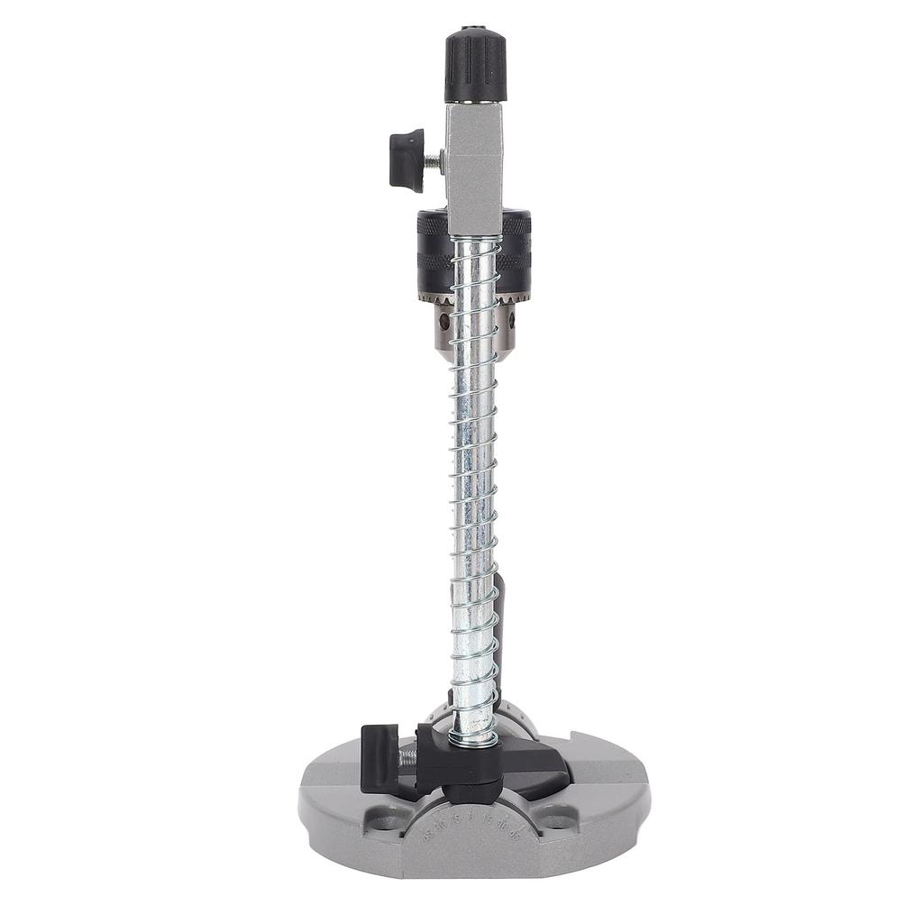 Portable Drill Guide Press Aluminum Alloy Precise Angle Cutting Adjustable Depth Drill Guide Attachment Holder for