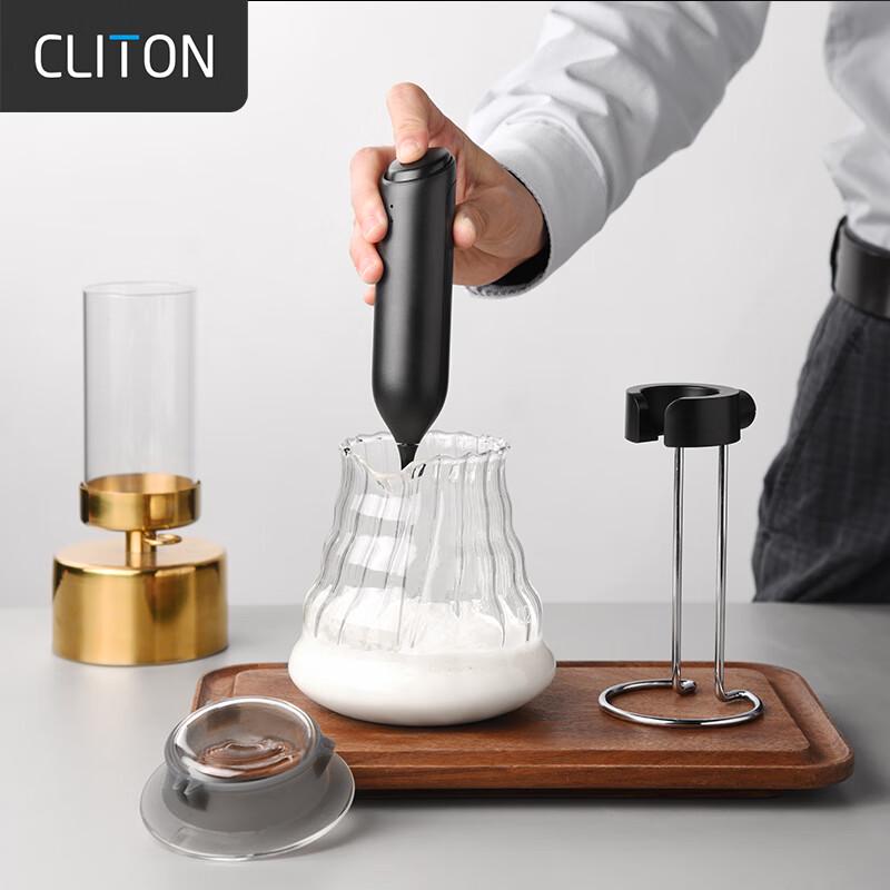 CLITON Electric Rechargeable Milk Frother
