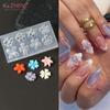 3D Rose Flower Silicone Nail Mold Ocean Style Shell Starfish Nail Transparent Mold DIY Nail Art Decoration Manicure Design Tools