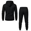 Men's Color Hoodie and Jogger Set Casual Versatile Sportswear