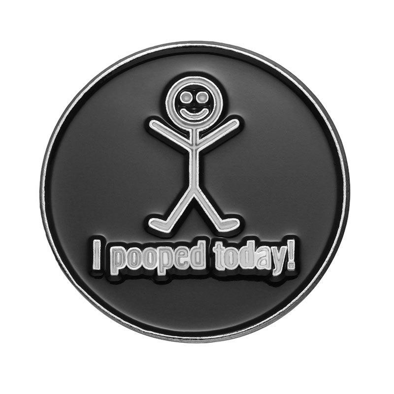 Hey You Dropped This Brain Funny Sarcasm Quotes Enamel Pins Cartoon Character Bob Is No Arms Humor Joke Metal Badge Jewelry Gift