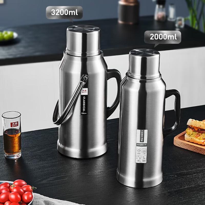 Tianxi 2L Stainless Steel Glass-Lined Thermos Flask