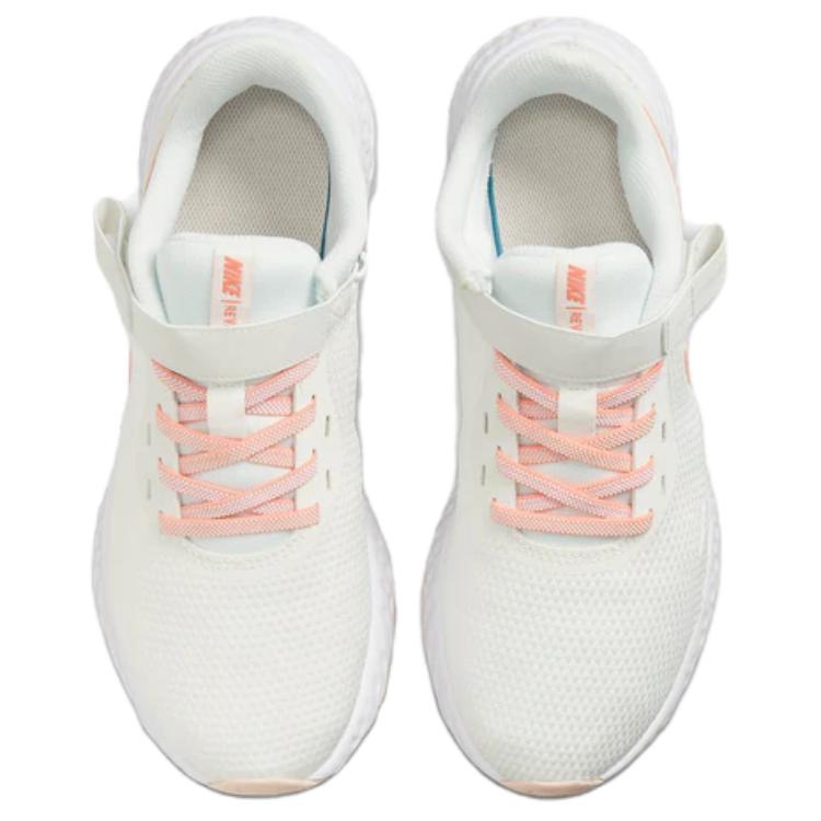 Nike Revolution 5 FlyEase Summit White Crimson Bliss Women Sneakers Orange-Pearl BQ3212-109