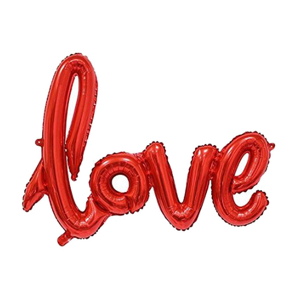 Foil Balloon Flower LOVE Dolphin Whale Design Balloon Wedding Birthday Party Anniversary Celebration Decoration