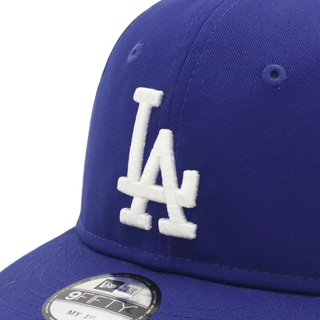 New Era My First 9FIFTY MLB LA Dark Royal Infant Size Kids My1st 950 Los Dod Droy Size 25J Kids' Cap, 48-50cm, White,