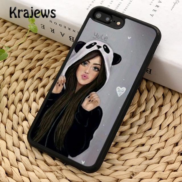 Krajews BFF Cute Girl best Friend Phone Case Cover For iPhone 17 Air 16 15 14 plus 11 12 13 pro max coque