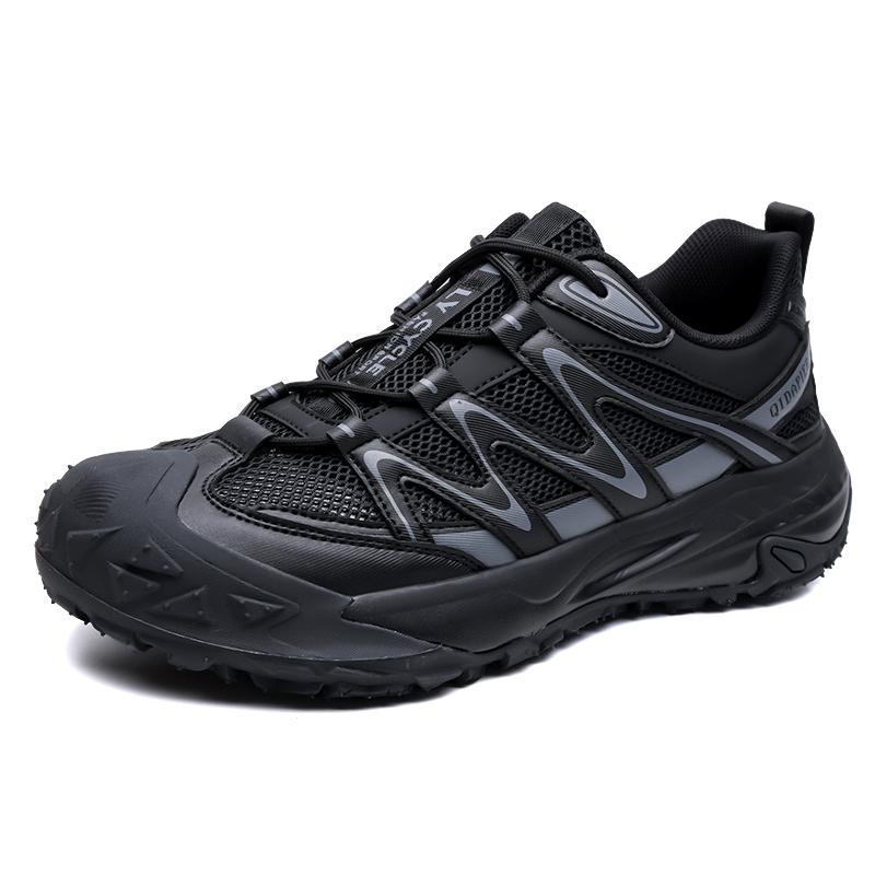 Men'S Comfortable Sports Shoes In Spring And Autumn Anti Slip And Wear-Resistant Hiking Shoes Mesh Breathable Hiking Shoes