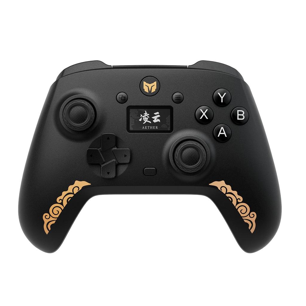 BIGBIG WON PC Controller with LCD Display, 1000Hz Polling Rate, Switchable Trigger Input, Compatible with PCSwitchAndroidiOS, Two Rear Buttons, Turbo