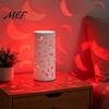 Romantic Accent Light USB Butterfly Projector Lamp, RGB 16 Colors Decorative Lamp with Remote Bedroom Night Control, Hollow-out LED for