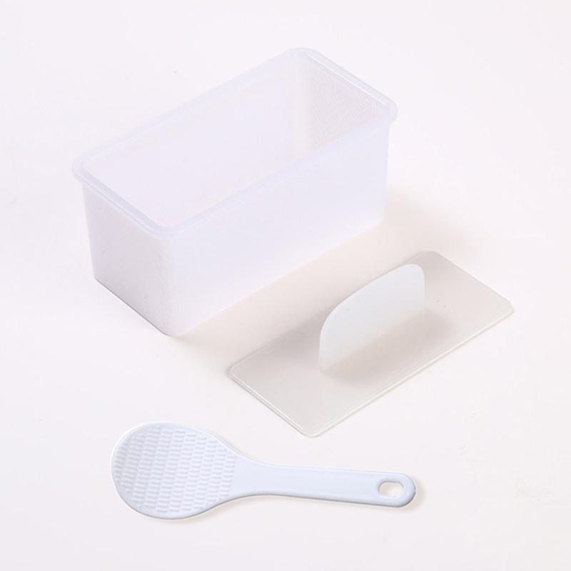 Food Press Rectangular Sushi Mold Maker Onigiri Rice Ball Set Non Stick Sushi Kit Japanese Diy Tools Kitchen Bento Accessories
