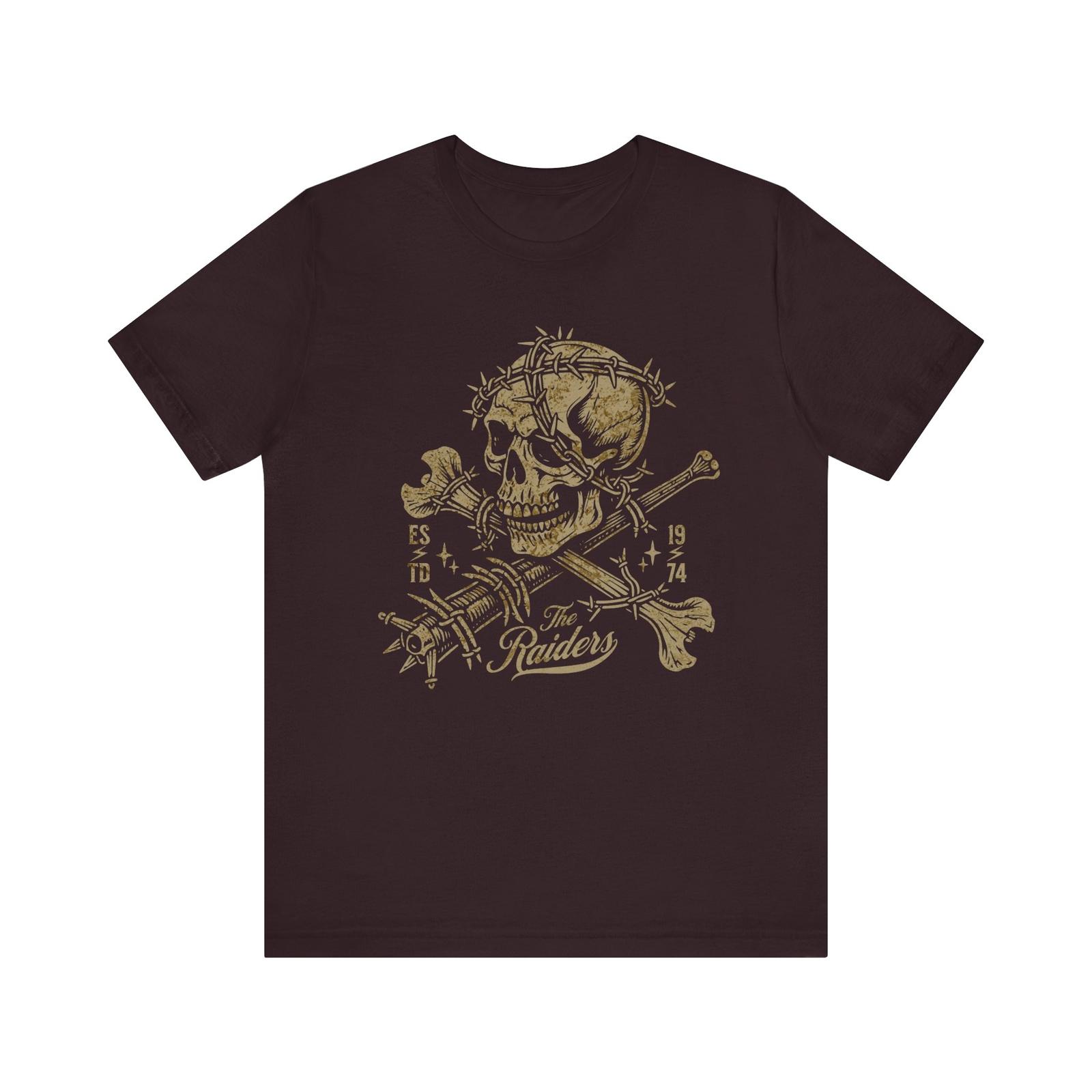 Skull and Crossbones Skeleton Goth Tee S