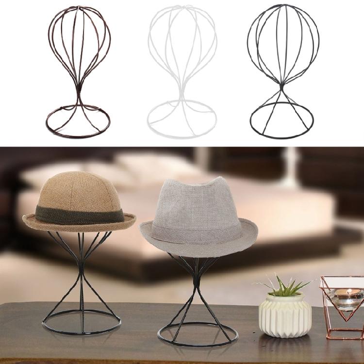 Wig Holder Stand Metal Wig Display Stand Hat Storage Rack for Baseball Caps Hat