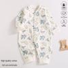 2025 New Pure Cotton Baby Jumpsuit for Spring, Autumn, and Winter - Newborn Toddler Inner Wear