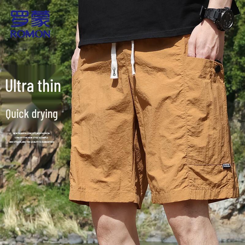 ROMON Men s Ice Silk Quick-Dry Sports & Beach Shorts XL