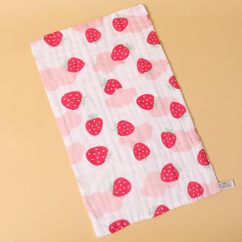 Cartoon Soft Absorbent 6-Layer Children's Gauze Bath Towel - Pure Cotton Baby Washcloth