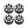 Metal Wheel   Beadlock Wheel  s Hub 4pcs Compatible with   SCX10 90046    4   D90 RC Car