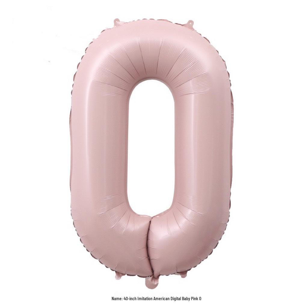 40-Inch Cream Number Balloon for Kids' First Birthday Party Decoration