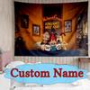 Custom Name Wallace Gromit Vengeance Tapestry Home Decoration Background Wall HD Nature Hanging Cloth Livingroom Bedroom