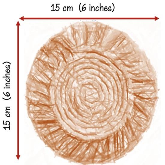 Christmas Theme Macrame Round Set of 4 Coasters Bohemian Style, Handmade for Tea Cups, Coffee Mugs, Beer Glasses,