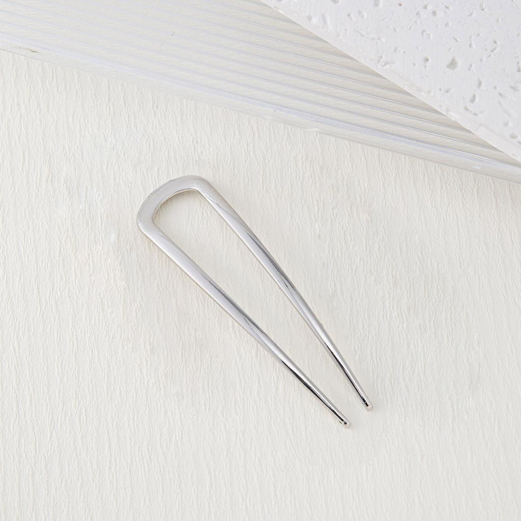 U Shaped Hair Pins For Thick Hair Metal French Twist Pins For Women Girls Elegant Large Hairstyle Accessories