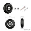 Suitcase Wheels Trolley Case Luggage Wheels Flexible Luggage Suitcase Swivel Wheels Mute Suitcase Replacement Wheels