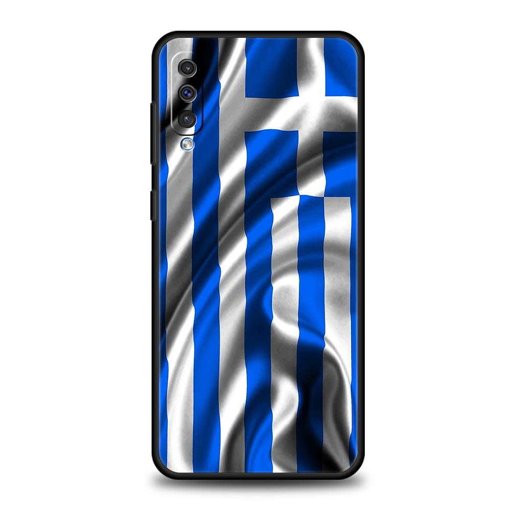 

Phone Case for Samsung Galaxy A56 A54 A42 A36 A34 A26 A16 A12 A20 A22 A40 A50 A52 A06 5G Soft TPU Shell Greece Greek Flag Fundas Samsung A42 5G