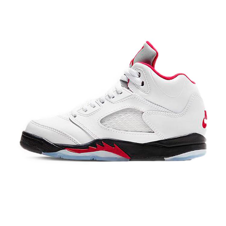 

New Jordan 5 Retro Fire Red Silver Tongue 2020 PS 440889-102 28