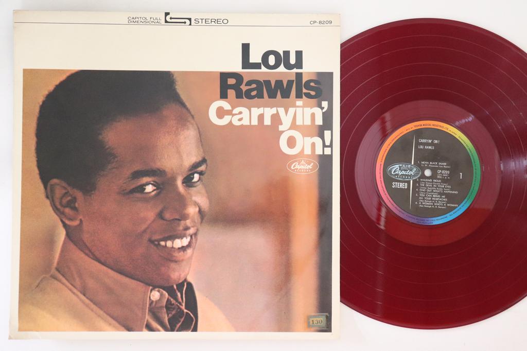 LP Record LOU RAWLS - Carryin' On! CP8209 CAPITOL Japan Soul/Funk Used