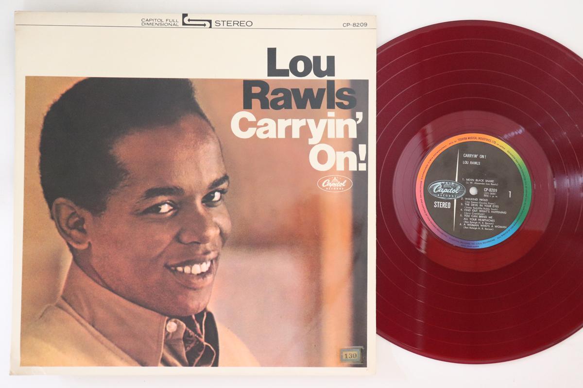 

LP Record LOU RAWLS - Carryin On! CP8209 CAPITOL Japan Soul/Funk Used
