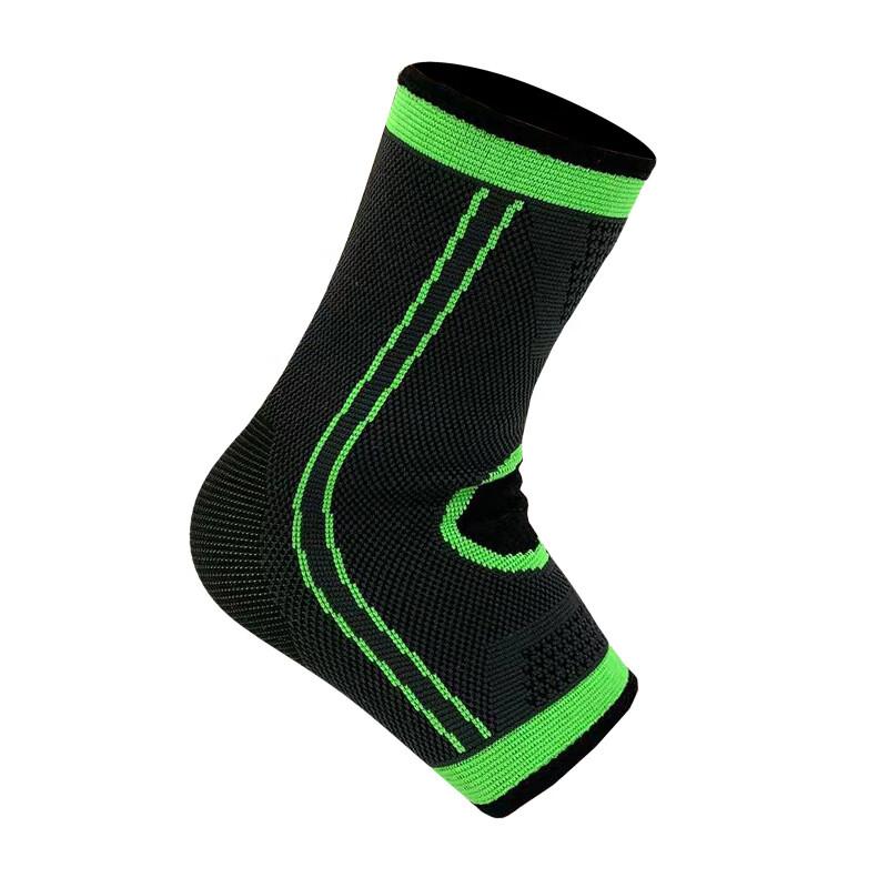 Knitted Compression Ankle Support Brace (Pair) L