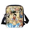 One Piece Crossbody Bag, Lightweight Adjustable Casual Shoulder Bag for Boys and Girls Age 6-10, Unisex Kids School Sling Bag