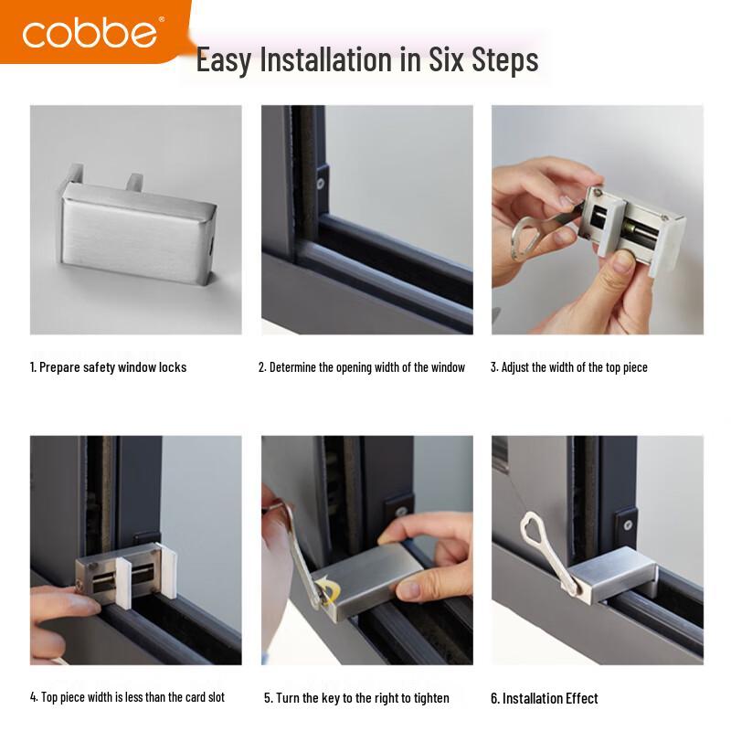 Kabeyi Window Safety Lock & Limiter