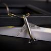 Suijue Korean Style Airplane Necklace - Women's Versatile Long Sweater Chain Pendant Ornaments