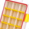 Fishing Tackle Box Jewelry Organizer Container Gear Lure Storage Case 21 Compartments for