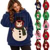 Unisex Long Sleeve Pet Dog Pocket Sweatshirt Hoodie, Loose Casual Warm Pullover