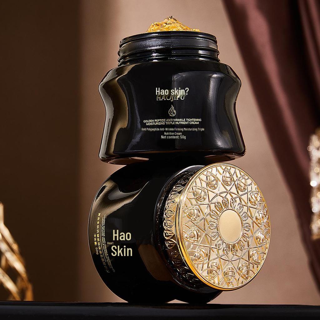 Hao Skin Gold Polypeptide Triple Action Anti-Wrinkle Moisturizer - Firms, Hydrates & Reduces Fine Lines